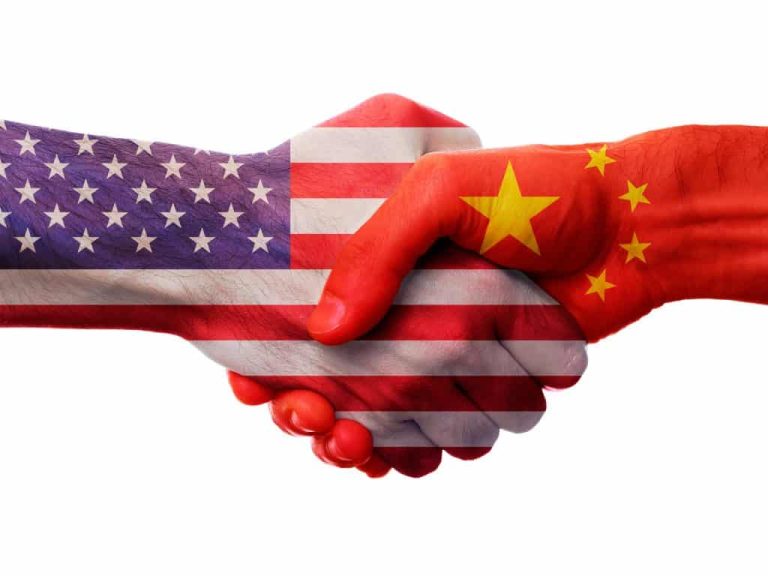 USA hand shake