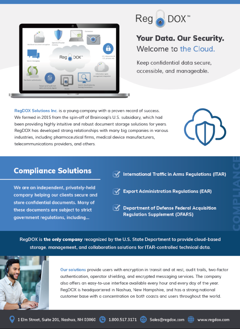 RegDOX Solutions cover