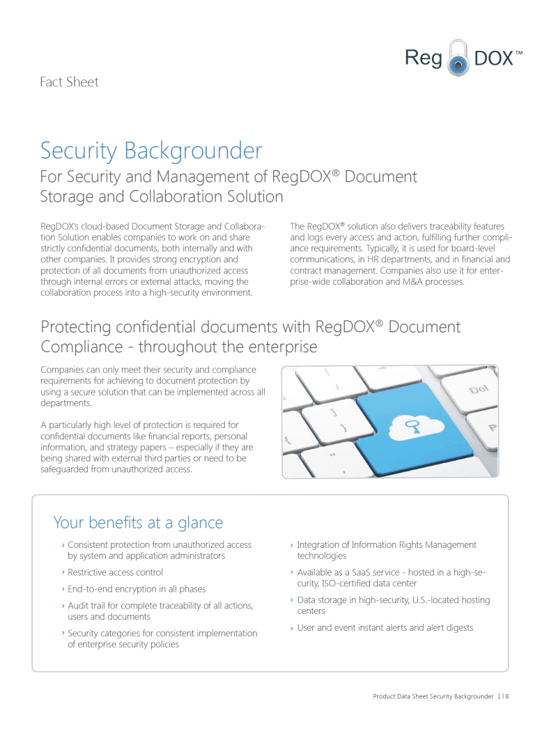 Security Backgrounder cover