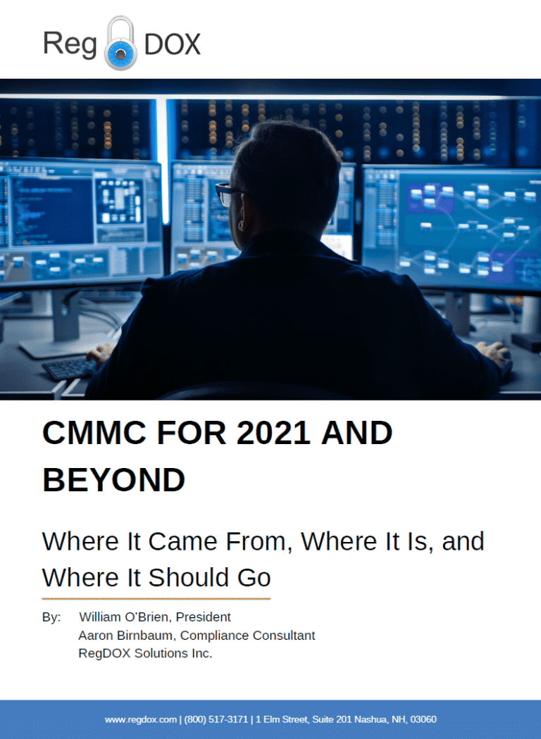 CMMC for 2021 and Beyond cover
