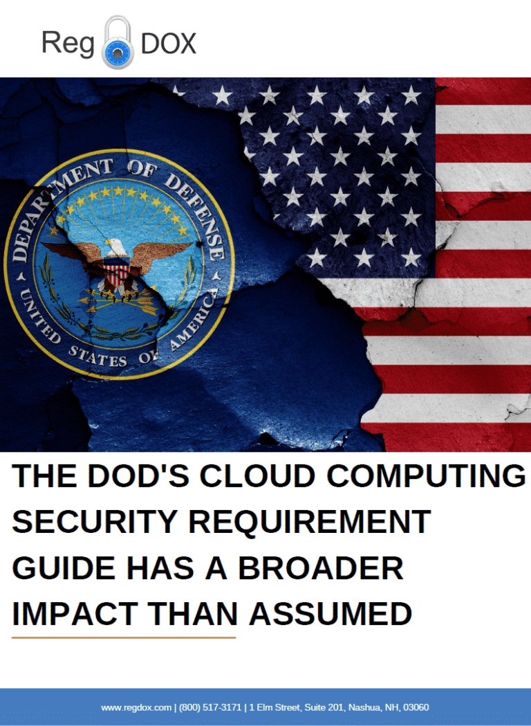 DoD CC SRG Compliance cover