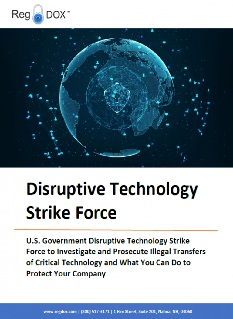 Disruptive Technology Strike Force cover