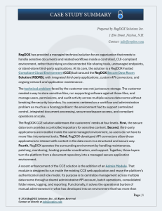 CCE Case Study Executive Summary cover